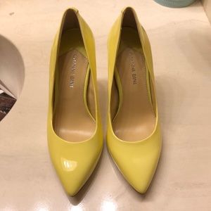 Gianni Bini Bright Yellow Pumps